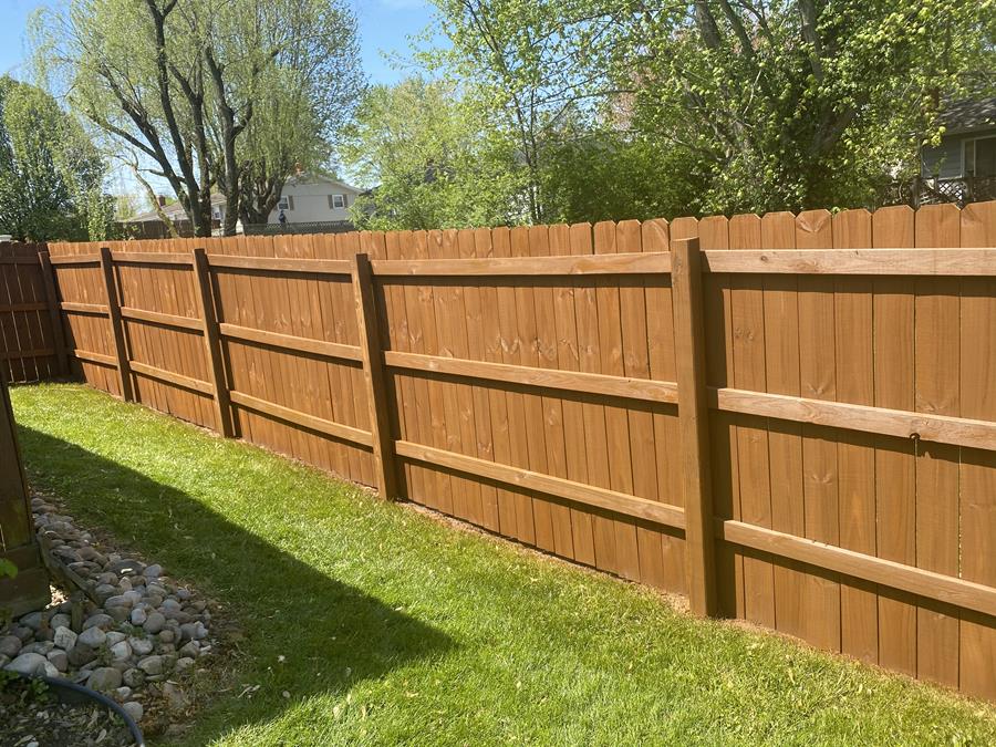 Moore Home Services - Fence Staining